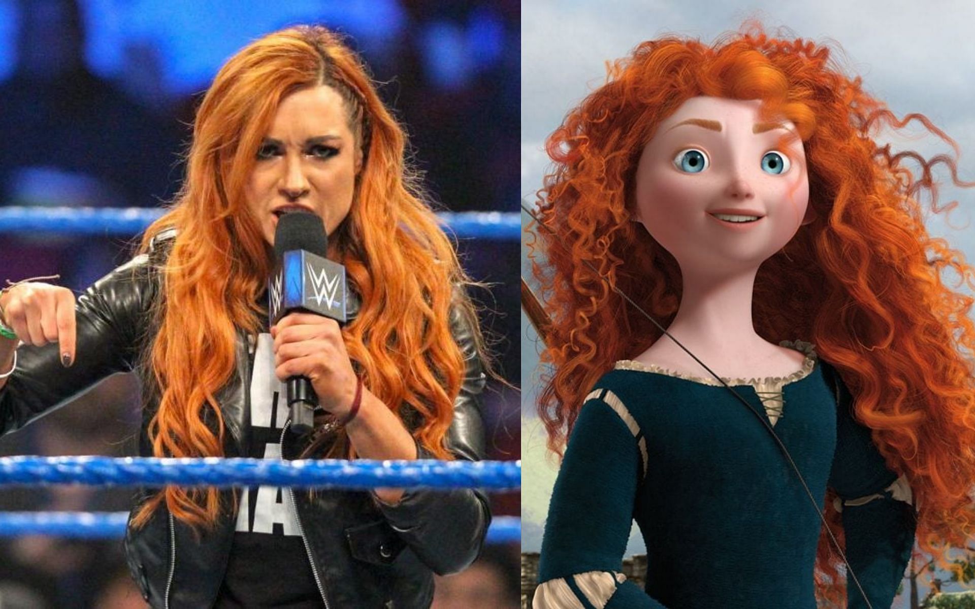 Becky Lynch from WWE and Merida have a lot in common.