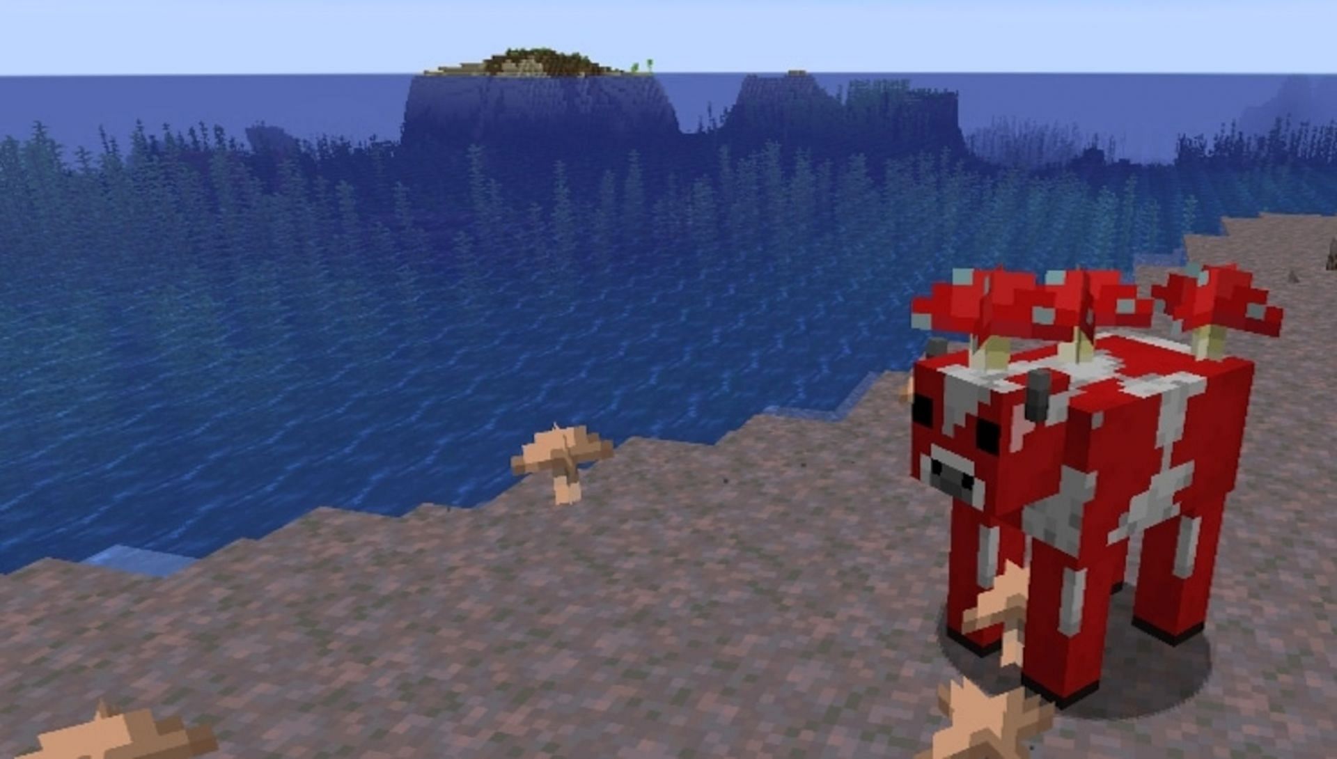 Mushroom fields are surprisingly free of hostile mobs (Image via Minecraft.net)