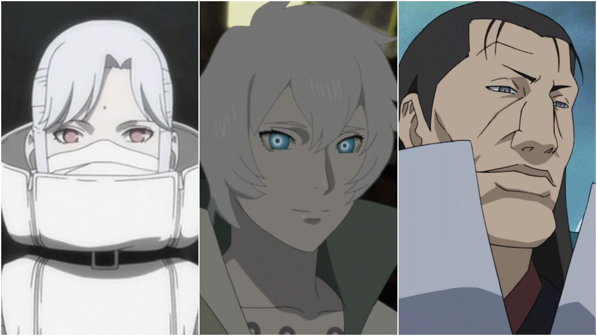 Hiruko, Toneri, and Doto as seen in the movies (Image via Studio Pierrot)