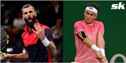 Benoit Paire will face Casper Ruud in the second round of the Geneva Open