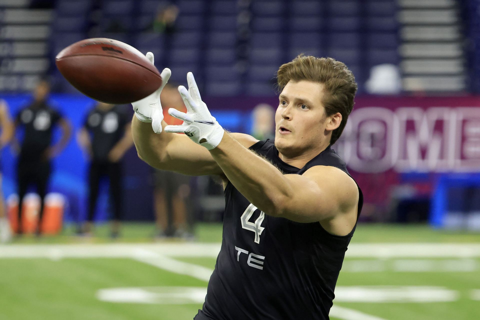 Grant Calcaterra at the 2022 NFL Combine