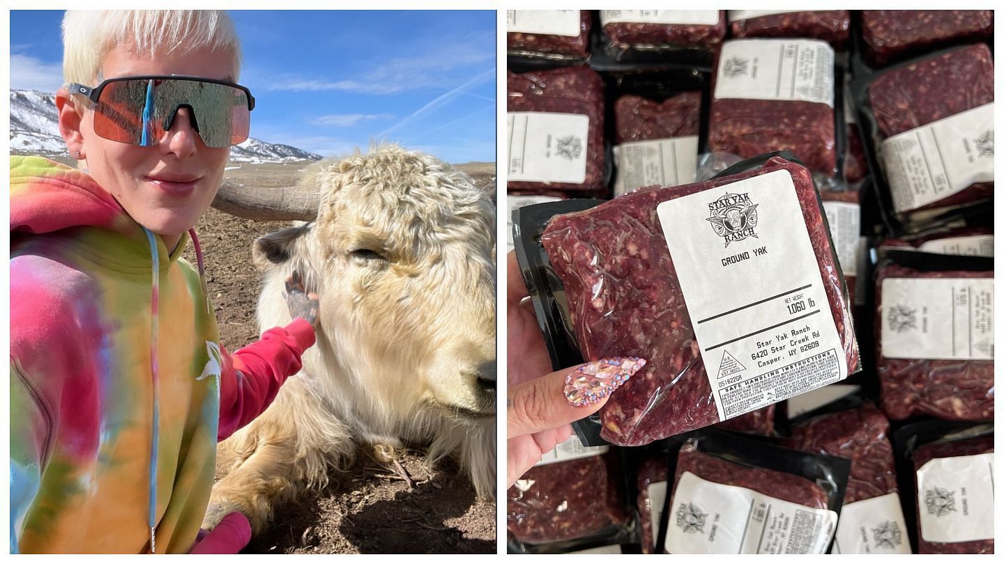 Jeffree Star is selling yak meat products (Image via @jeffreestar/Twitter)