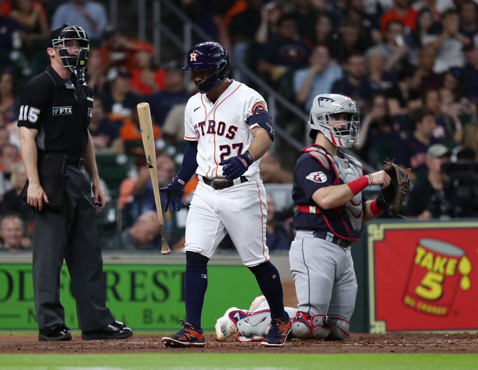 Houston Astros infielder Jose Altuve has nine home runs and 14 RBIs this season