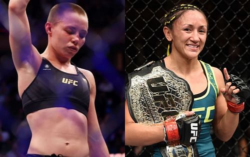 Rose Namajunas (left), Carla Esparza (right). (Image credit: UFC.com)