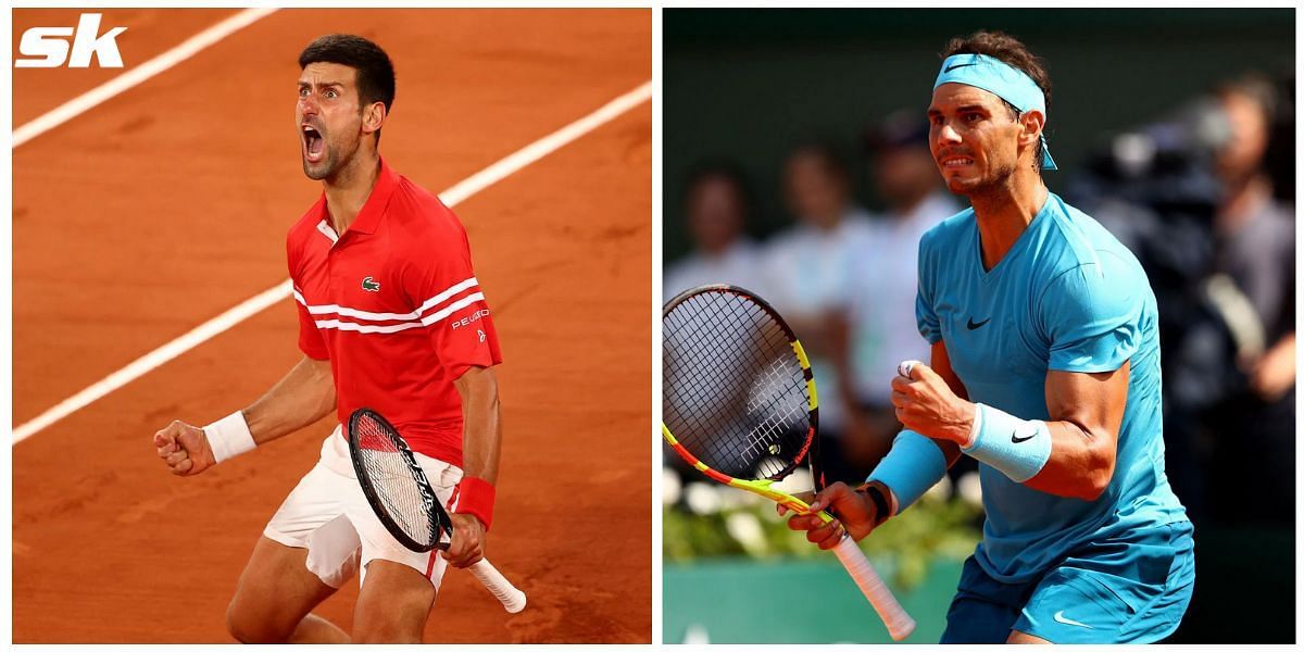 Novak Djokovic (left) and Rafael Nadal have never lost in the first round at Roland Garros.