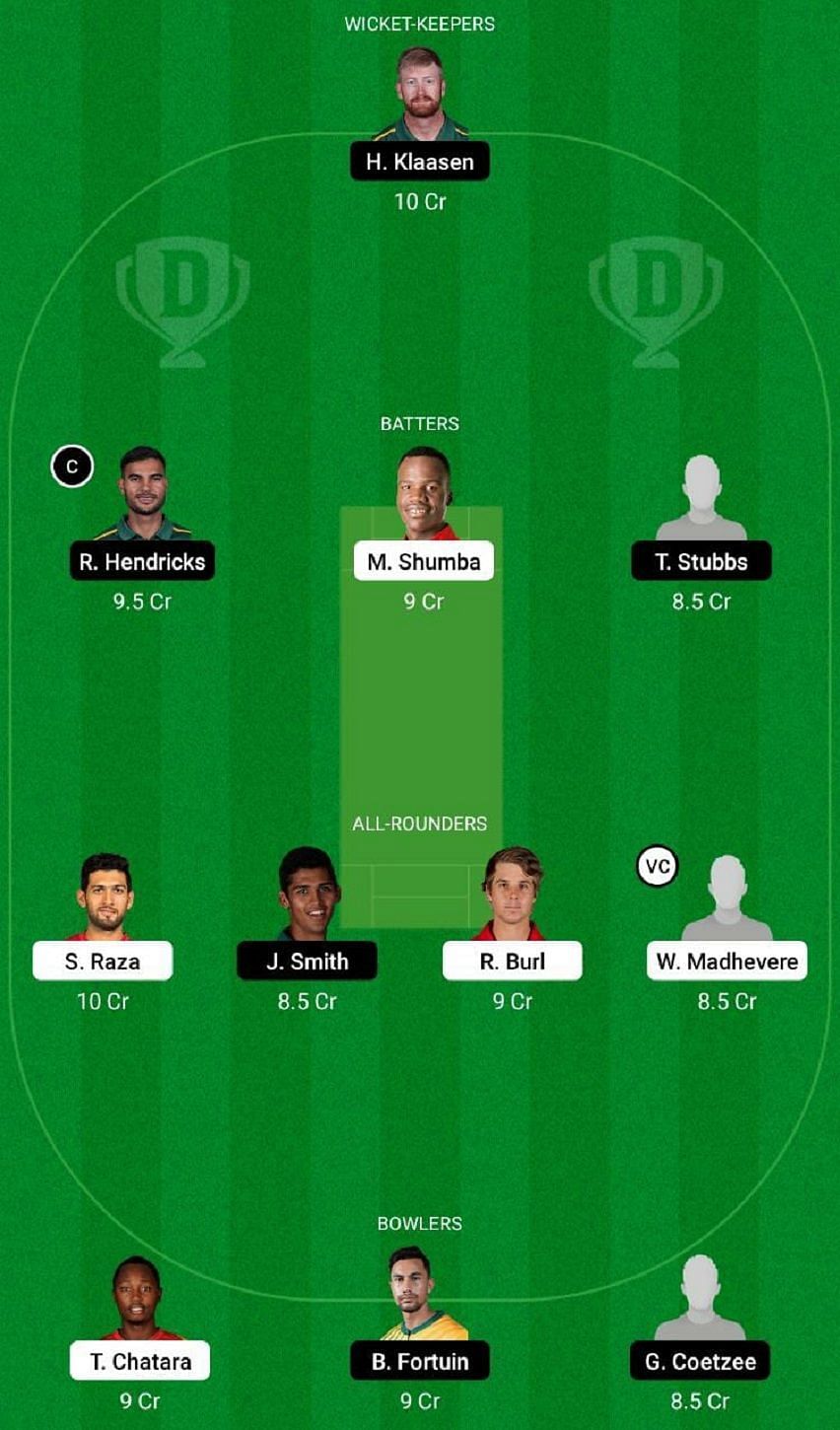 ZIM-XI vs SA-A Dream11 Fantasy Tip #2