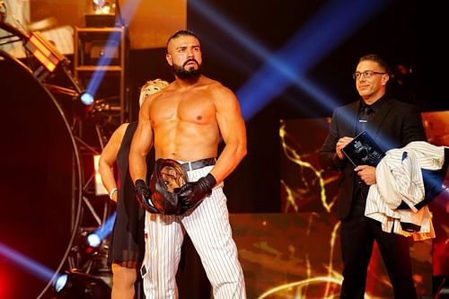 Andrade introduced his newest business partner at Double or Nothing!