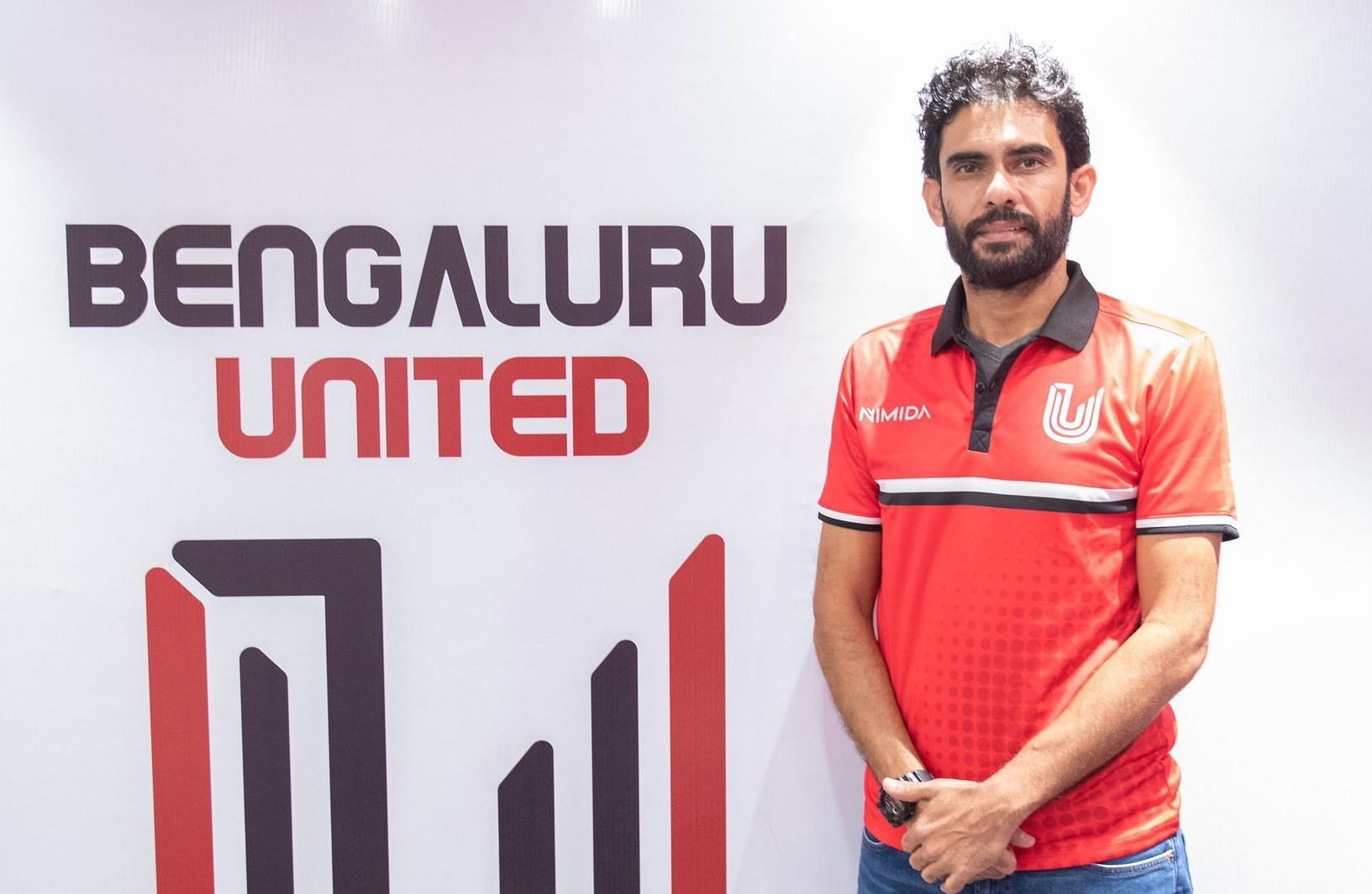 Khalid Jamil signed with FC Bengaluru United on Monday. (Image Courtesy: Twitter/bengaluruunited)