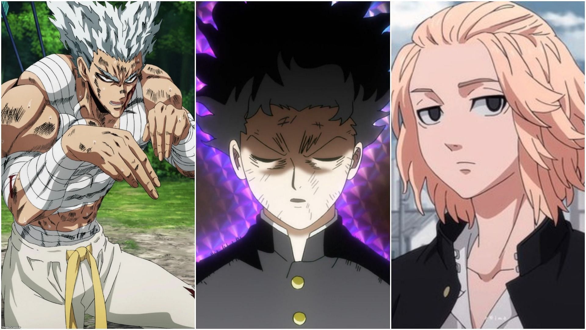 Garou, Mob, and Mikey as seen in the anime (Image via Sportskeeda)