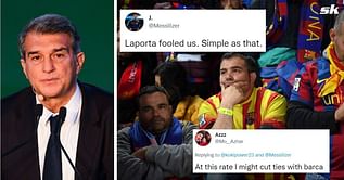 “Greatest Haram Laporta will ever commit," "I might cut ties with Barca” – Barcelona fans accuse president of ‘misbehaving’ as news rocks Camp Nou