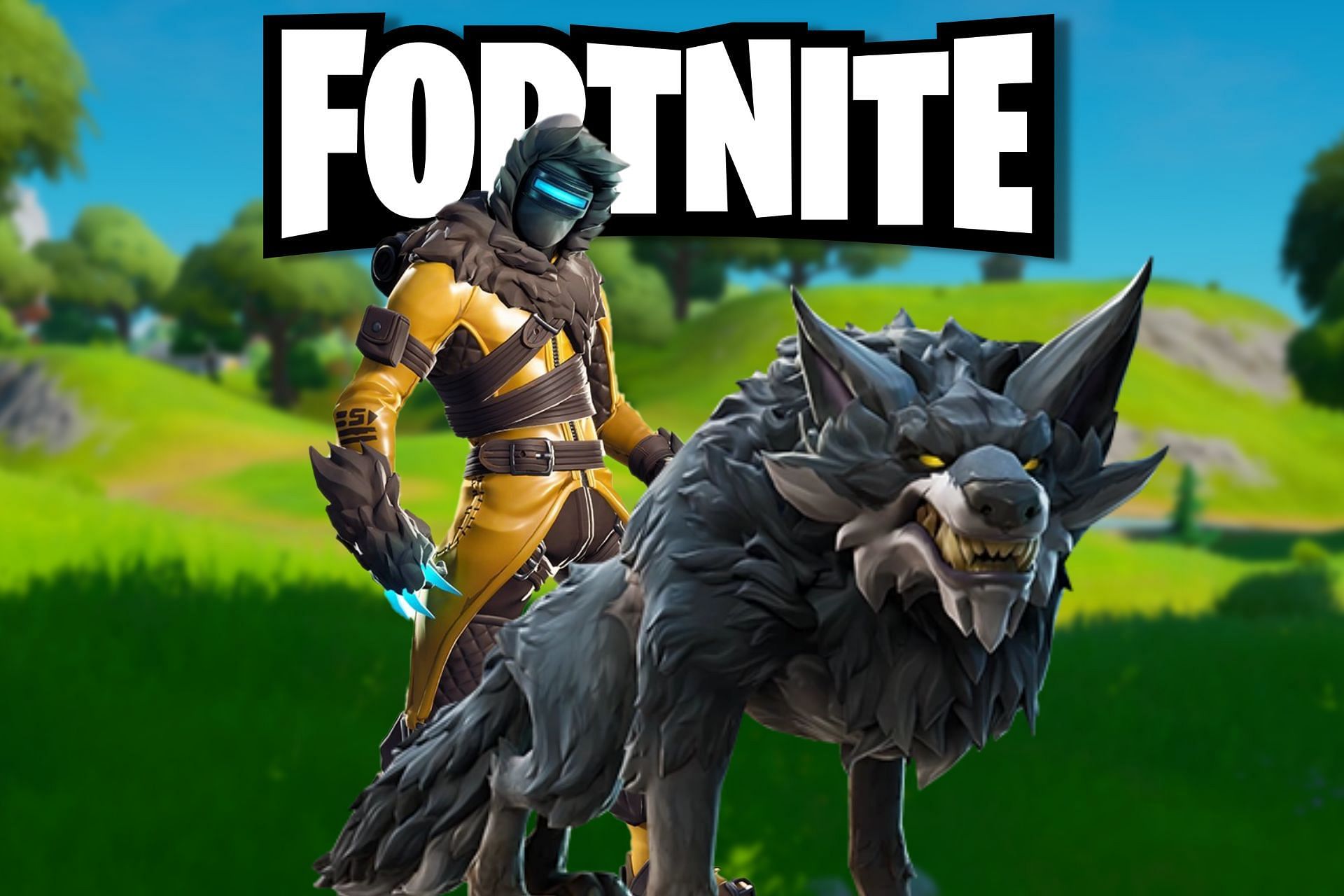 Riding a wolf into battle would be a dream come true for many in Fortnite (Image via Sportskeeda)