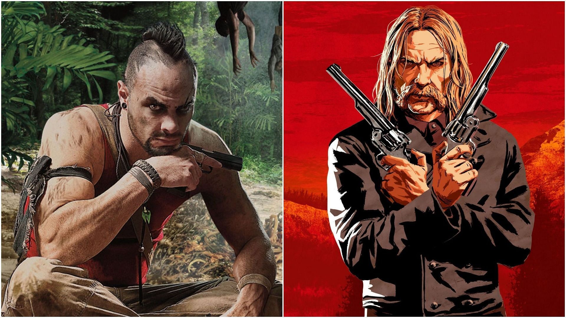 Two antagonists who left an impression (image via Ubisoft &amp; Rockstar Games)