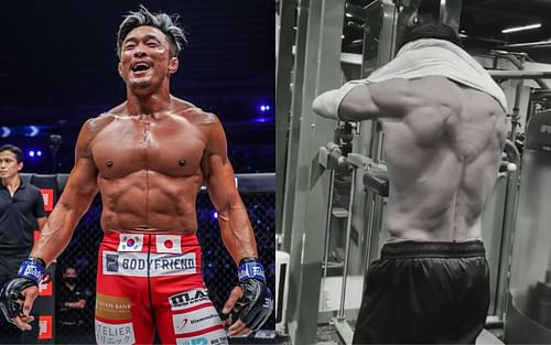 ONE Championship shares Yoshihiro Akiyama's amazing back muscles. (Images courtesy of ONE Championship)