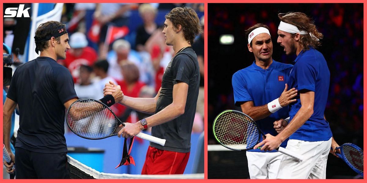 Alexander Zverev and Stefanos Tsitsipas both idolized Roger Federer during their childhood