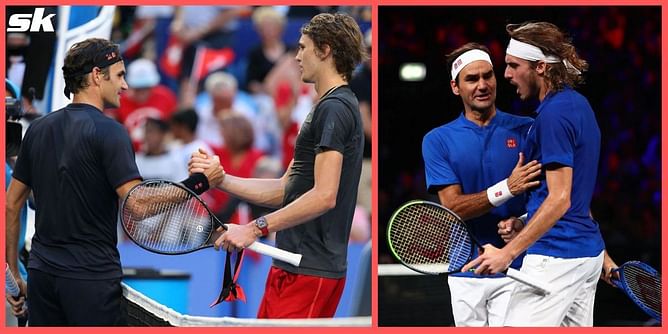 7 famous ATP players who idolize Roger Federer, featuring Alexander Zverev and Stefanos Tsitsipas