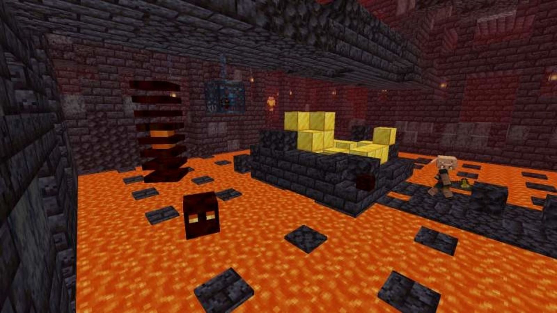 Gather Nether materials at a blazing pace with this seed (Image via Mojang)