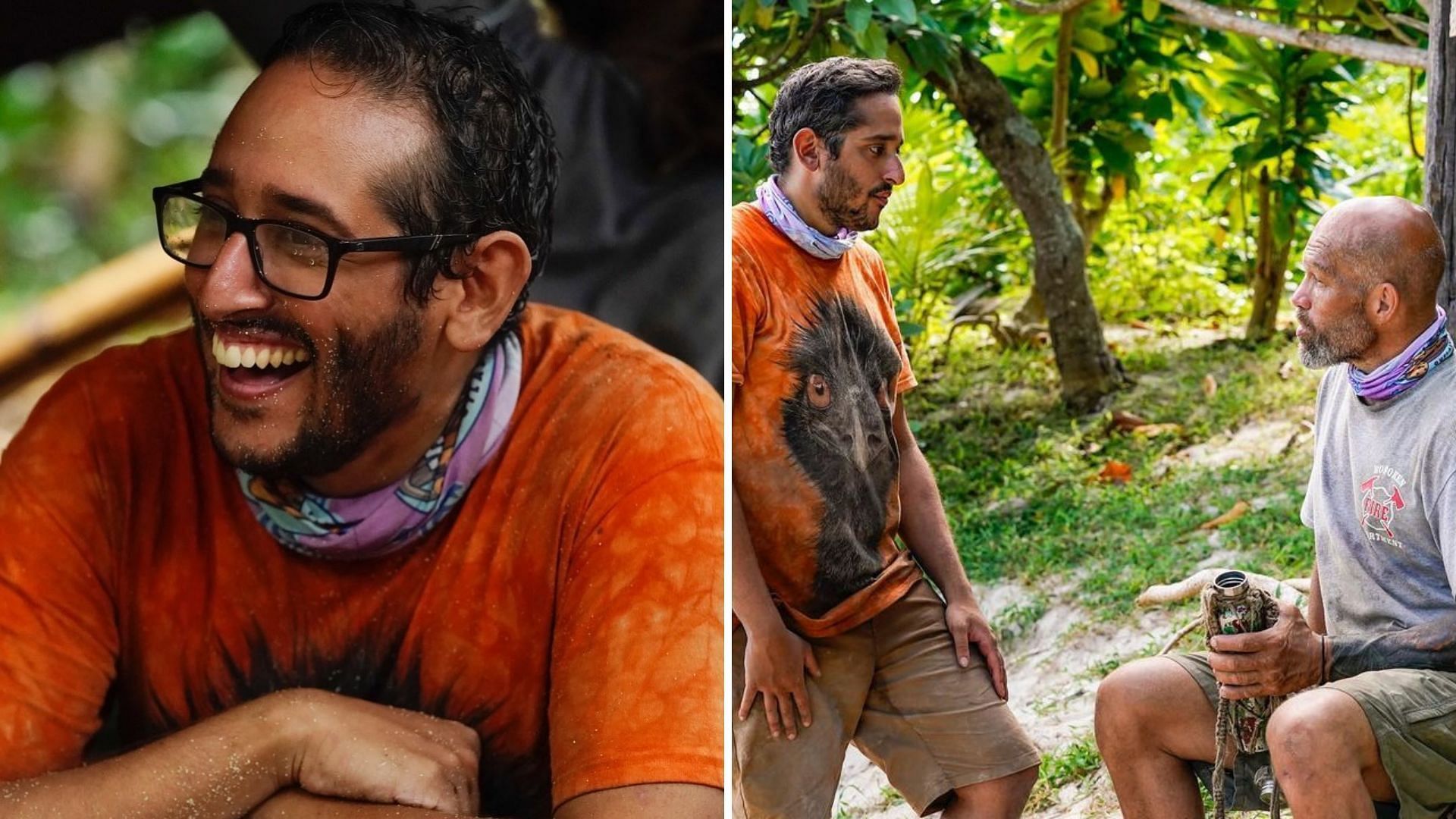 Omar breaks Mike and Hai&#039;s alliance on Survivor (Image via ozaheer24/Instagram)