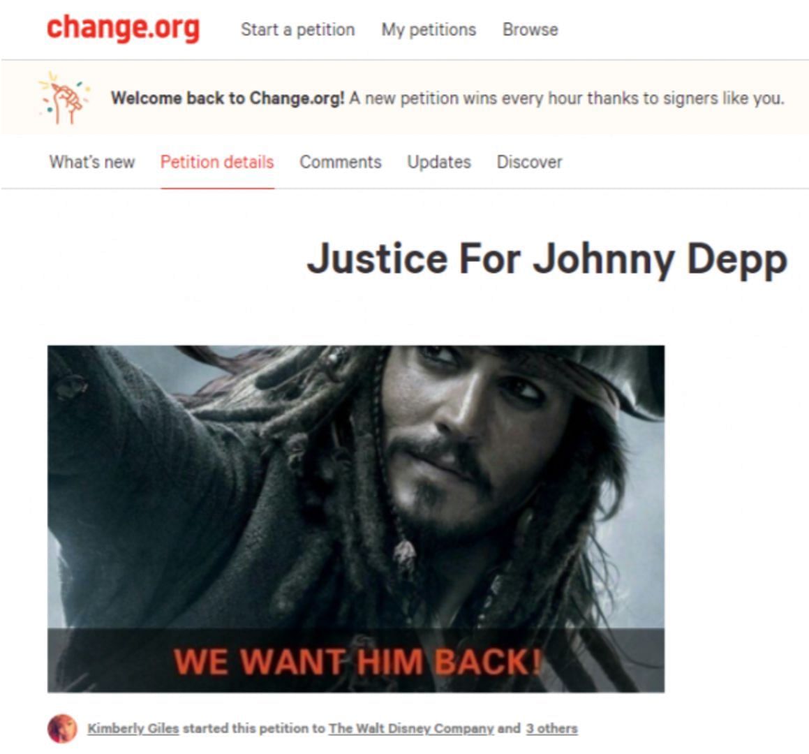 The petition (Image via Change.org)