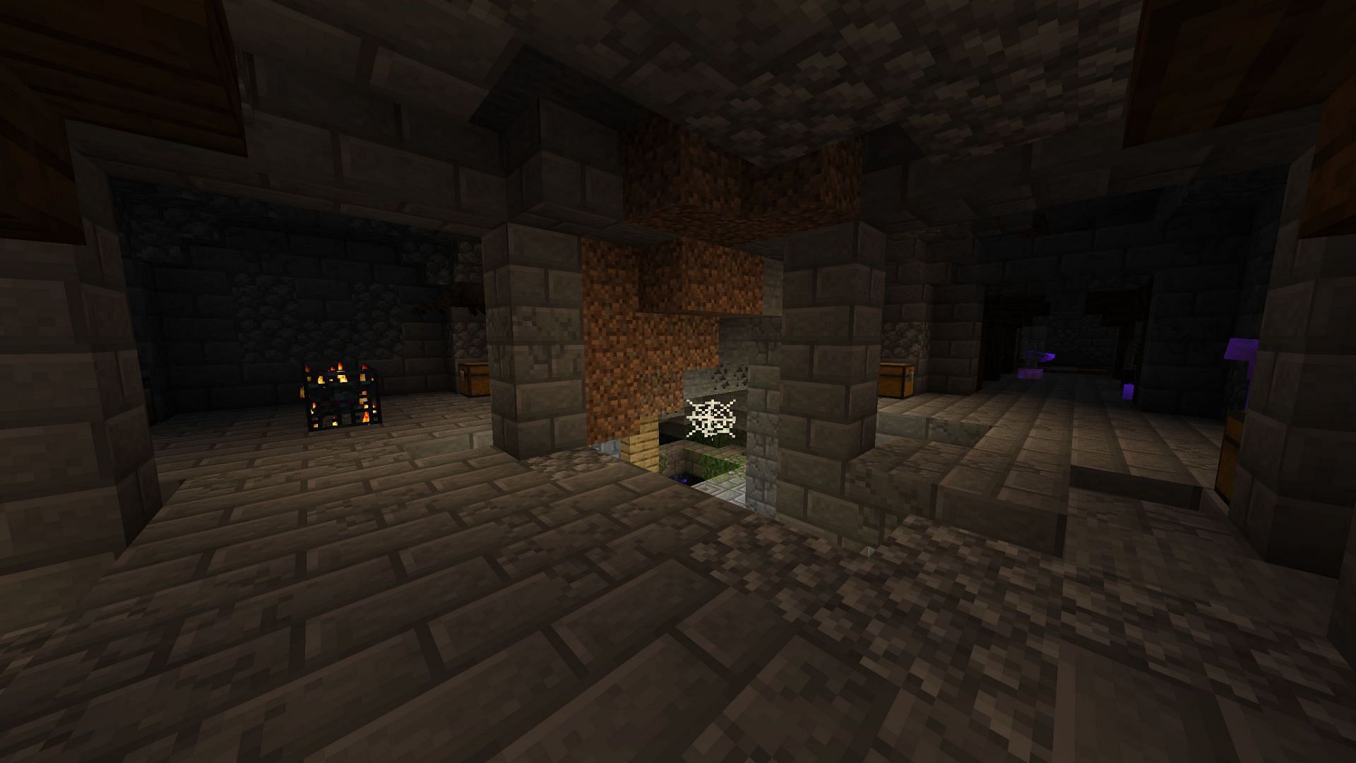 One of Dungeon Crawl&#039;s underground dungeons (Image via Xiroc_/CurseForge)