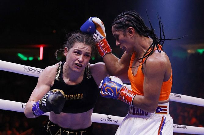 "You guys asked for it" - Amanda Serrano thanks fans for record-breaking Katie Taylor fight