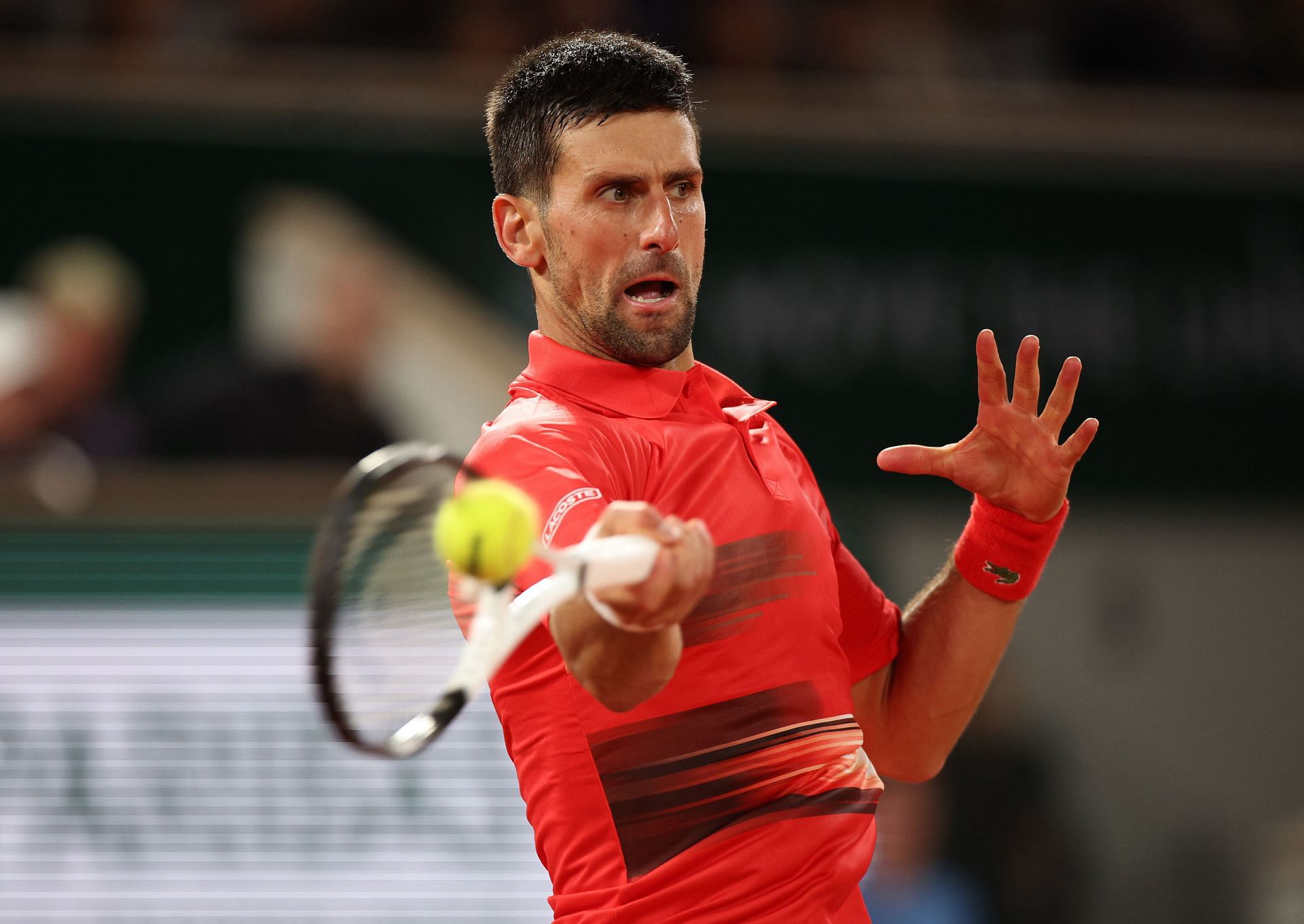 Djokovic at the 2022 French Open