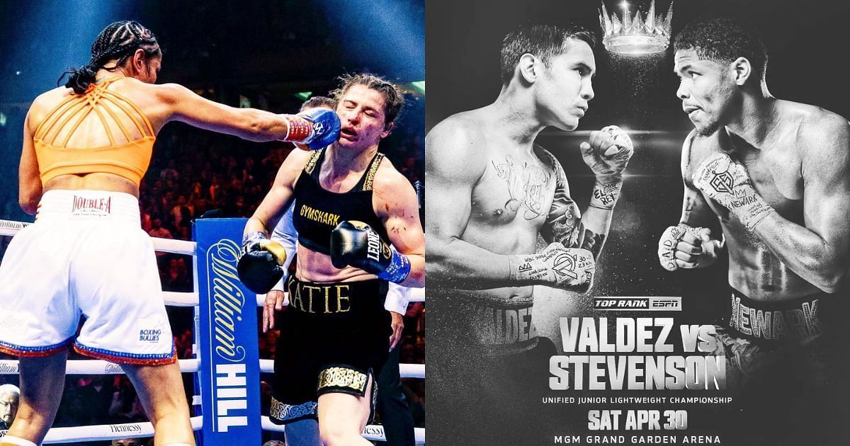Taylor vs Serrano &amp; Stevenson vs Valdez [Instagram: @mostvaluablepromotions &amp; @boxeo.507]