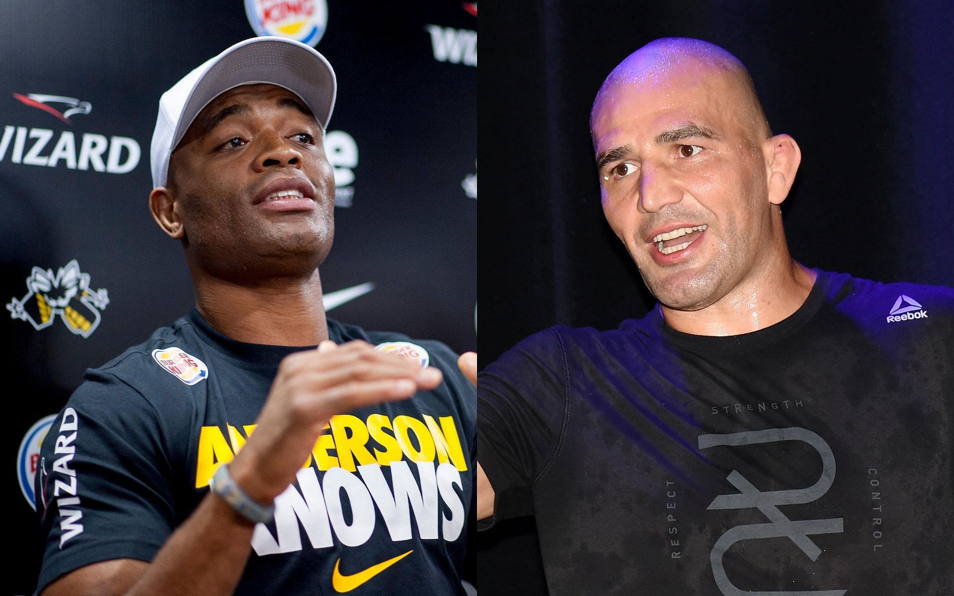 Anderson Silva (left); Glover Teixeira (right)