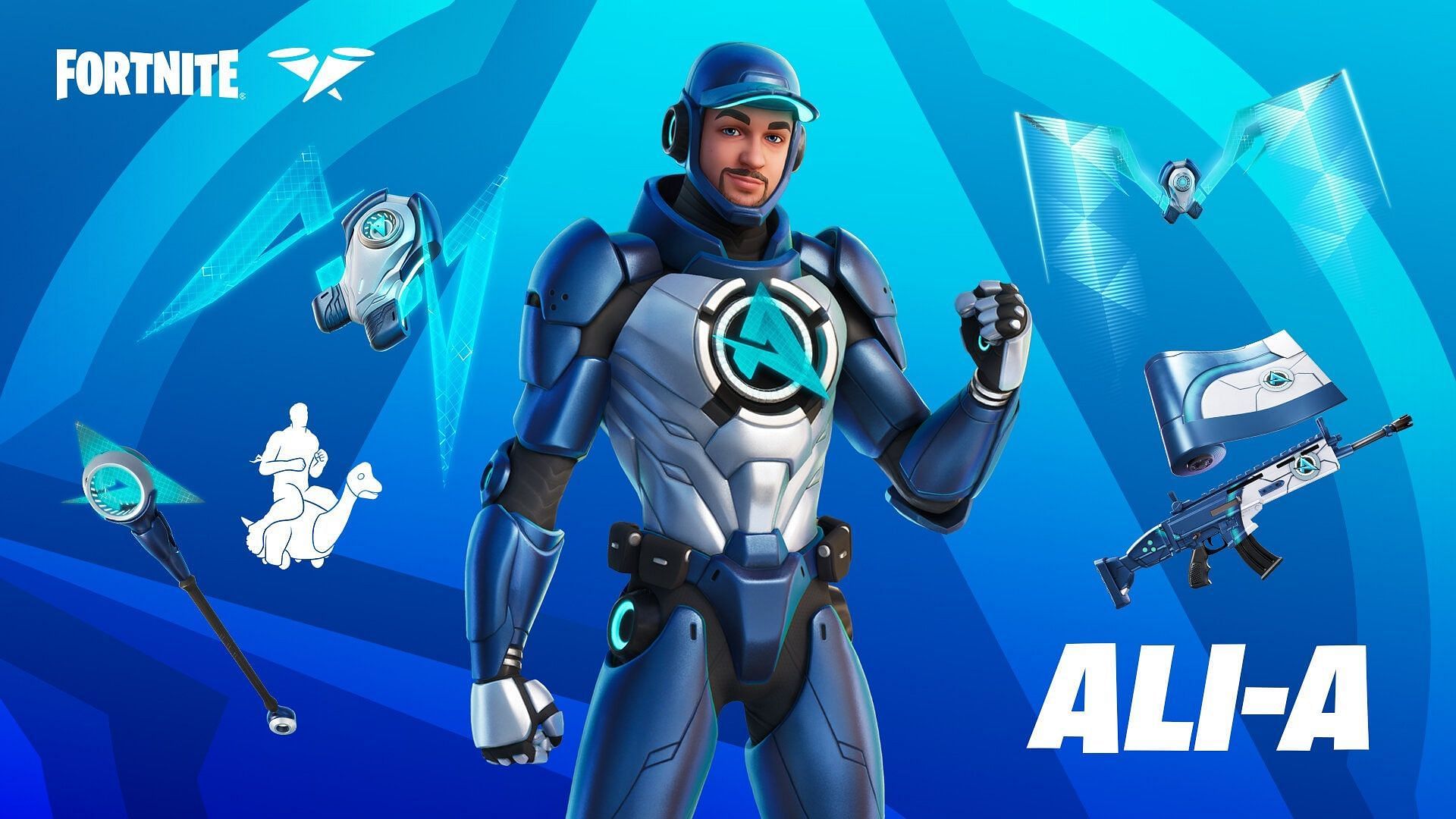 Players can get a shot at getting the Ali-A skin for free (Image via Twitter/Ali-A)