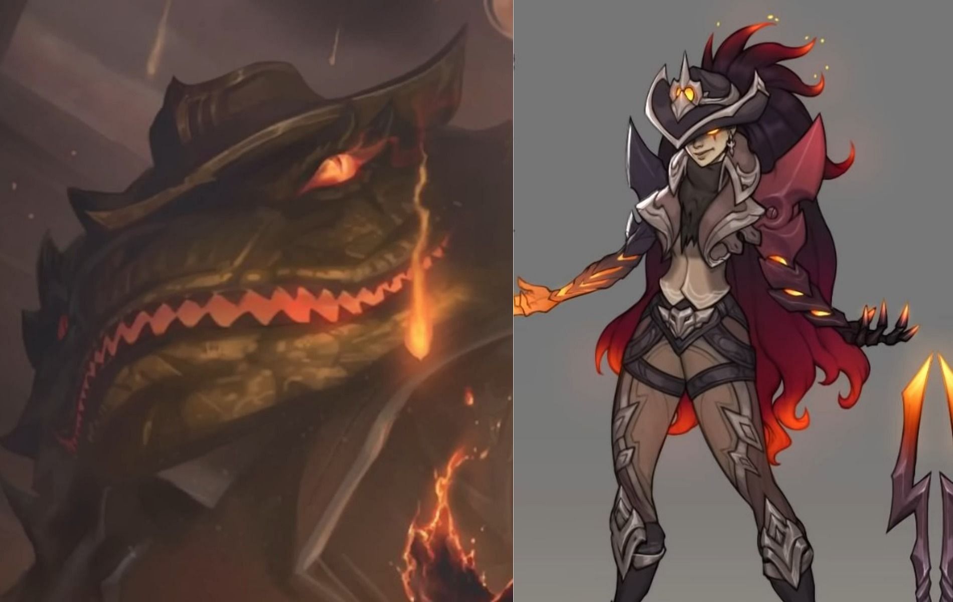 More League of Legends High Noon skins might be on the cards for future updates (Images via Big Bad Bear/YouTube)