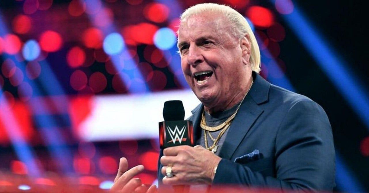 The Nature Boy delivering a promo