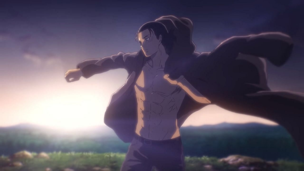 Eren Yeager as seen in the Attack on Titan anime series (Image via MAPPA Studios)