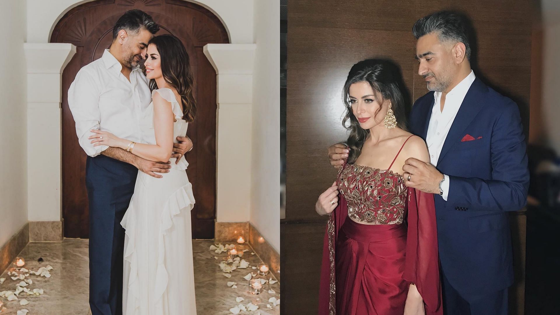 RHODubai star Nina Ali with husband Munaf Ali (Image via nina.ali/Instagram)