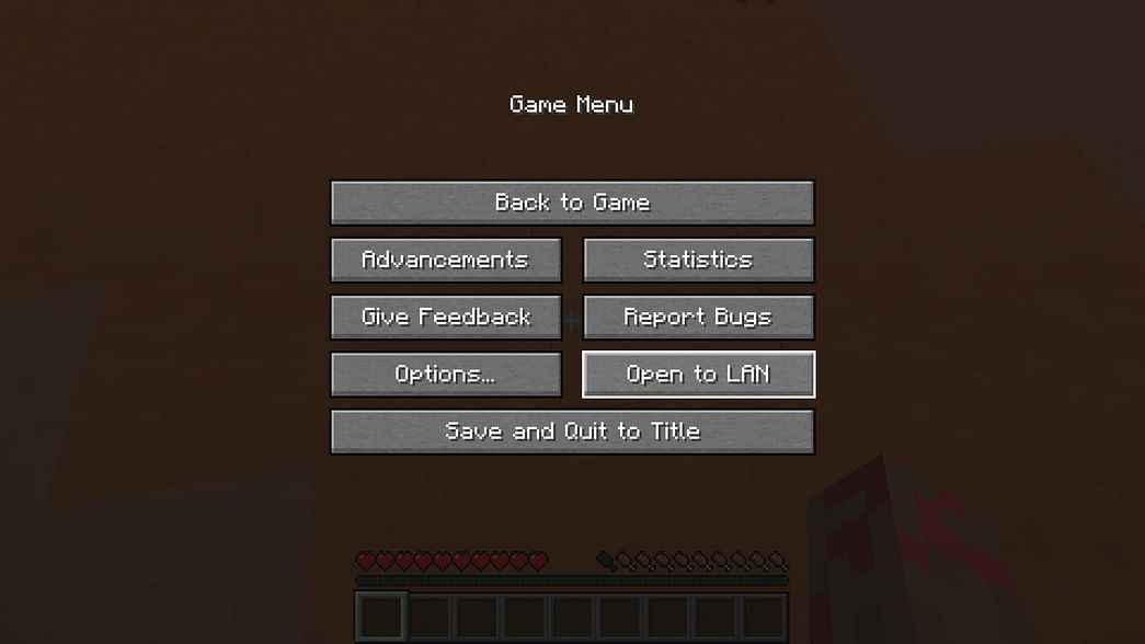 How to enable cheats in an existing Minecraft world