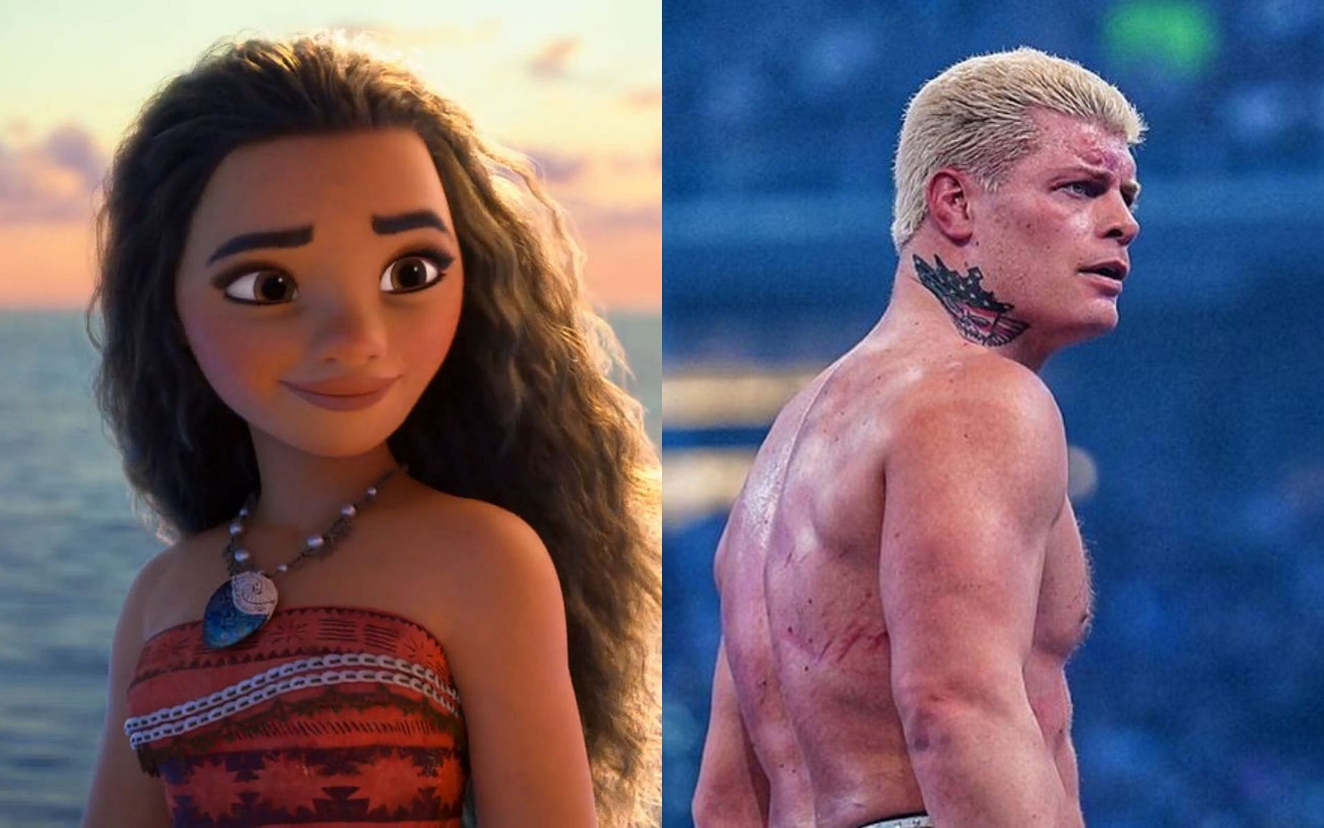 Moana and Cody Rhodes have both ventured out of their comfort zone
