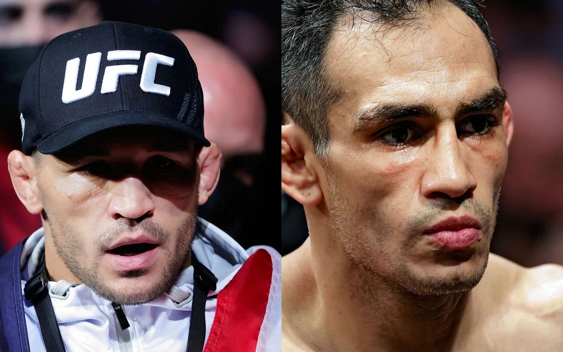 Michael Chandler (left) and Tony Ferguson (right). (Images courtesy of Getty)