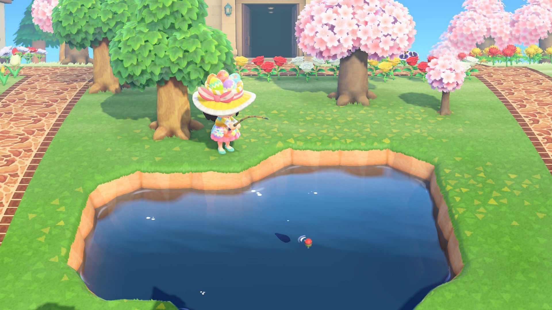 Using fish bait is actually quite simple in Animal Crossing: New Horizons (Image via Nintendo)