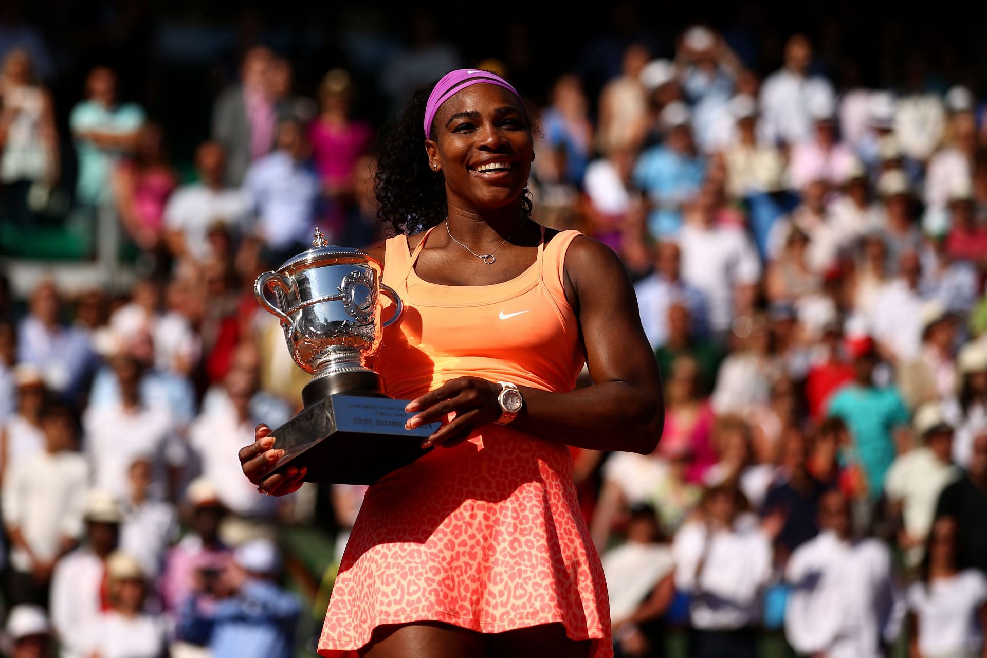 Serena Williams at the 2015 French Open.