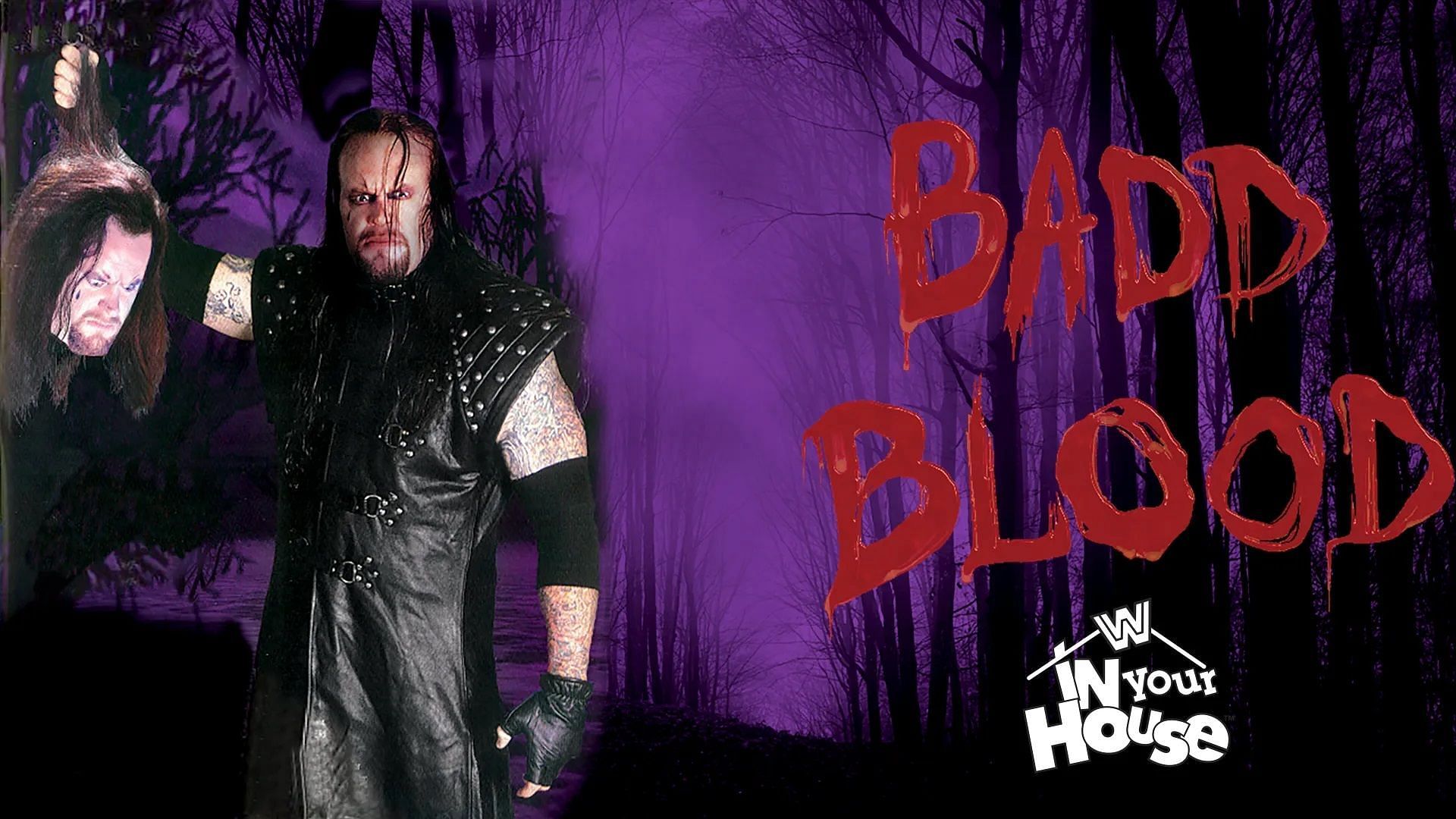 In Your House: Badd Blood poster with The Undertaker