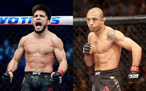 Henry Cejudo and Jose Aldo (Images via Getty)