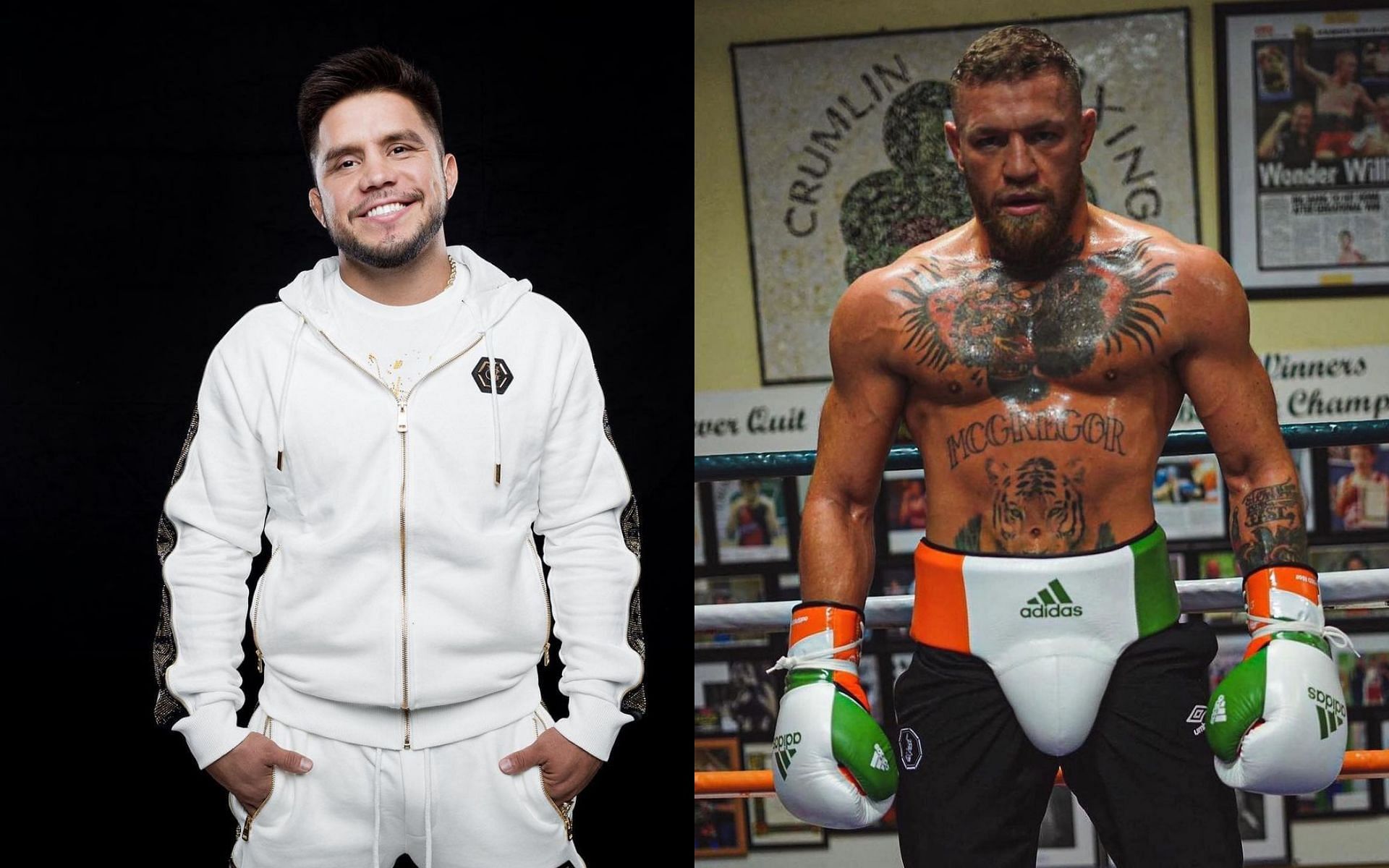 Henry Cejudo (L) and Conor McGregor (R) [Images via @henry_cejudo and @thenotoriousmma on Instagram]