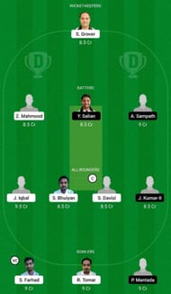 BCC vs PLZ Dream11 Fantasy Suggestion #1