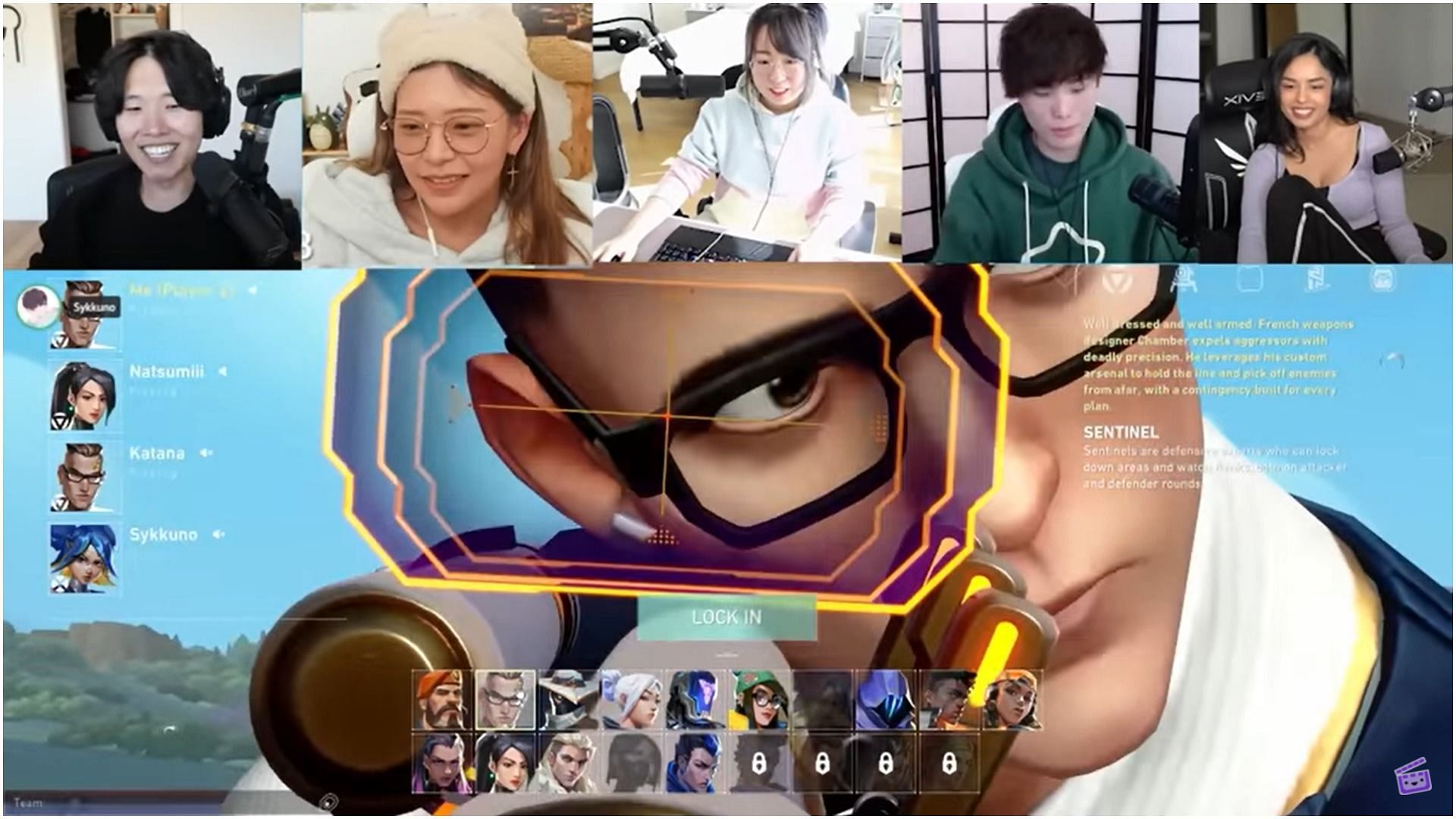 Disguised Toast was roasted by his fellow streamers when playing Valorant (Image via Streamer Moments/YouTube)