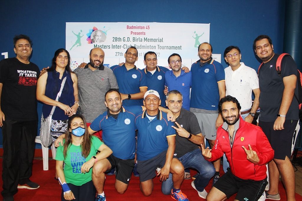 NSCI, winners of the Plate Team Championship. (Pic credit: Badminton Gurukul)