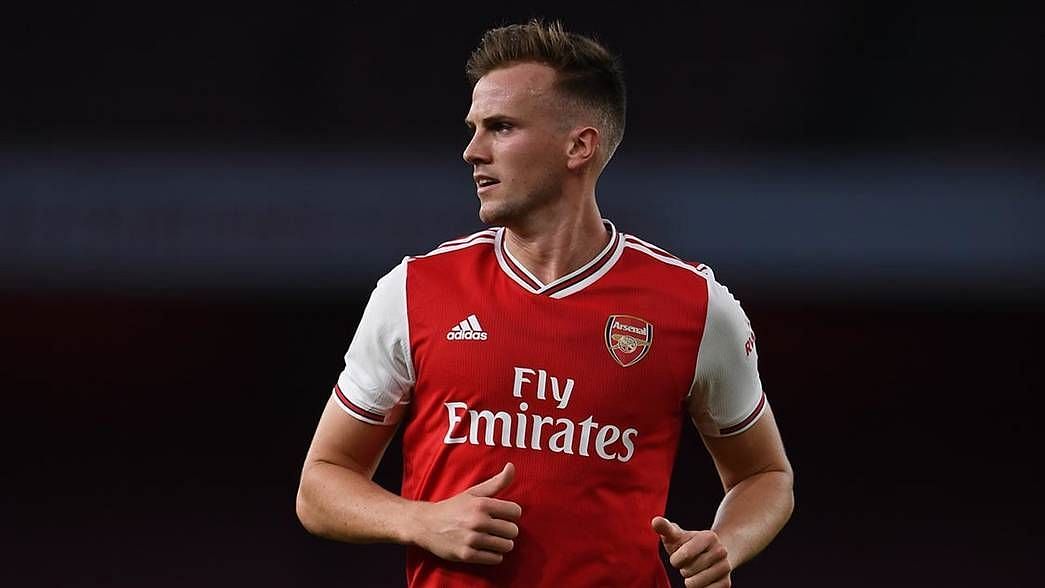 Rob Holding scored the opening goal for the Gunners