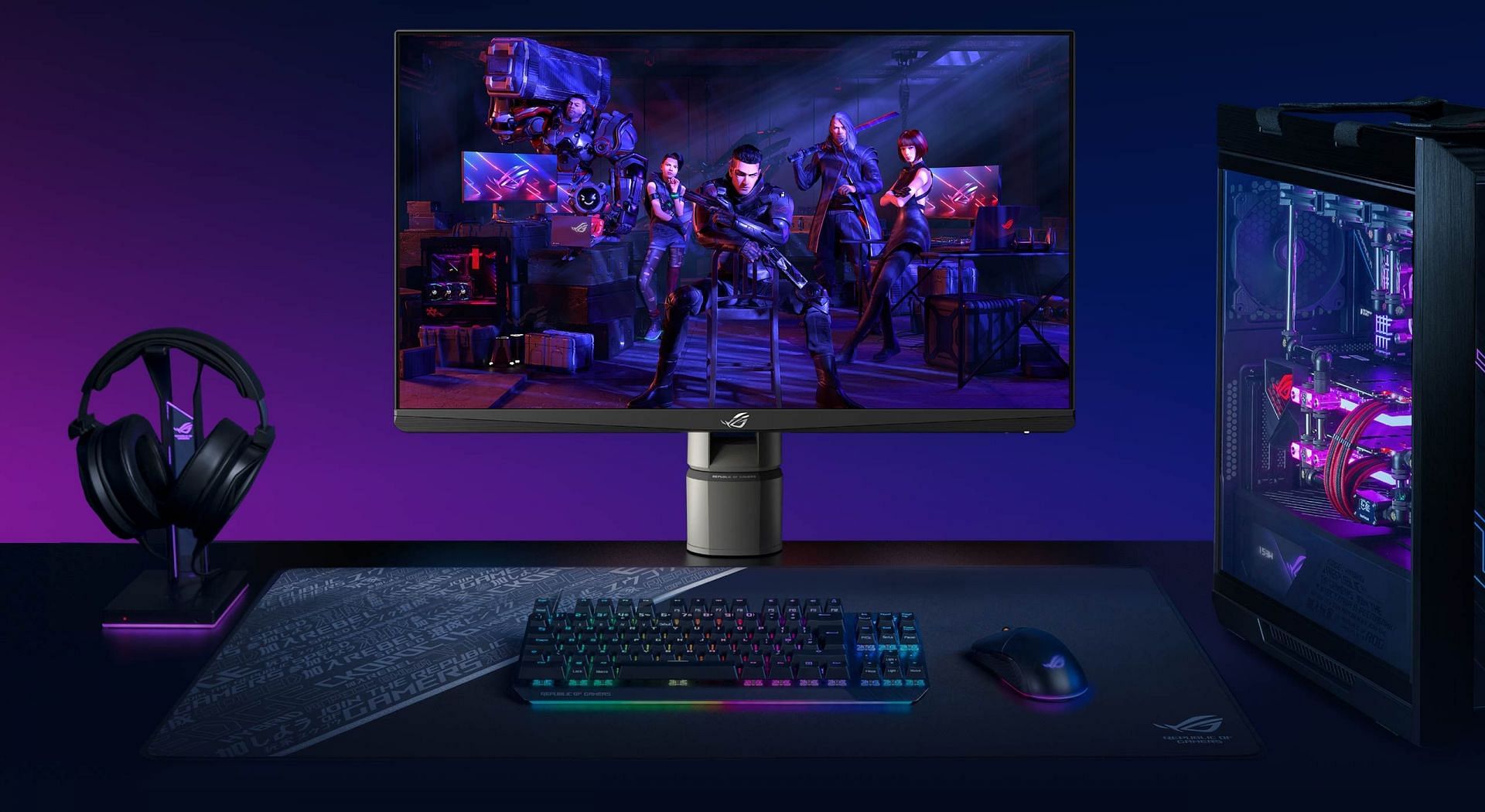 A high-refresh rate monitor will give you a competitive edge in Valorant and Fortnite (Image via ASUS)