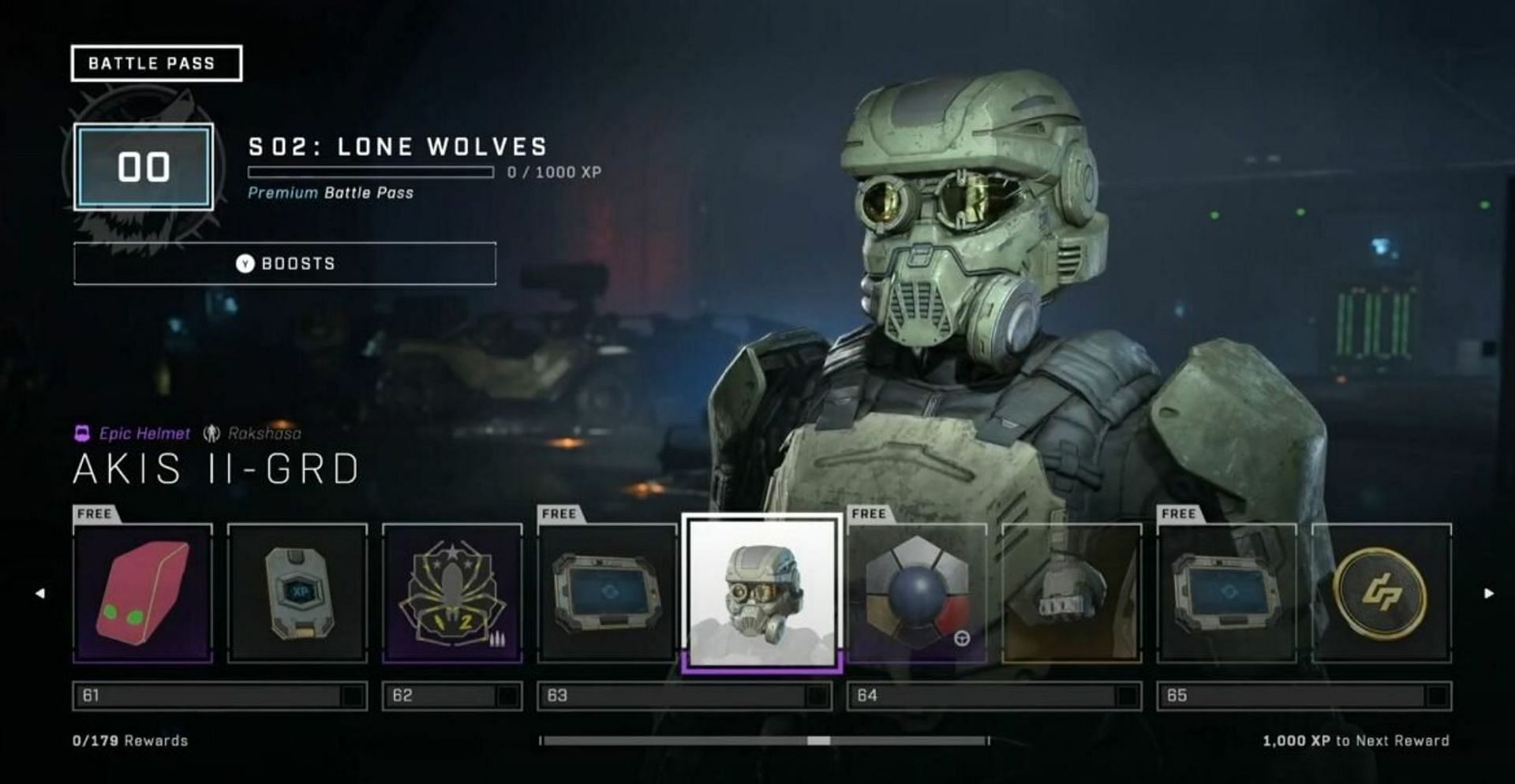 The Akis II-GRD helmet in Halo Infinite (Image via Microsoft)