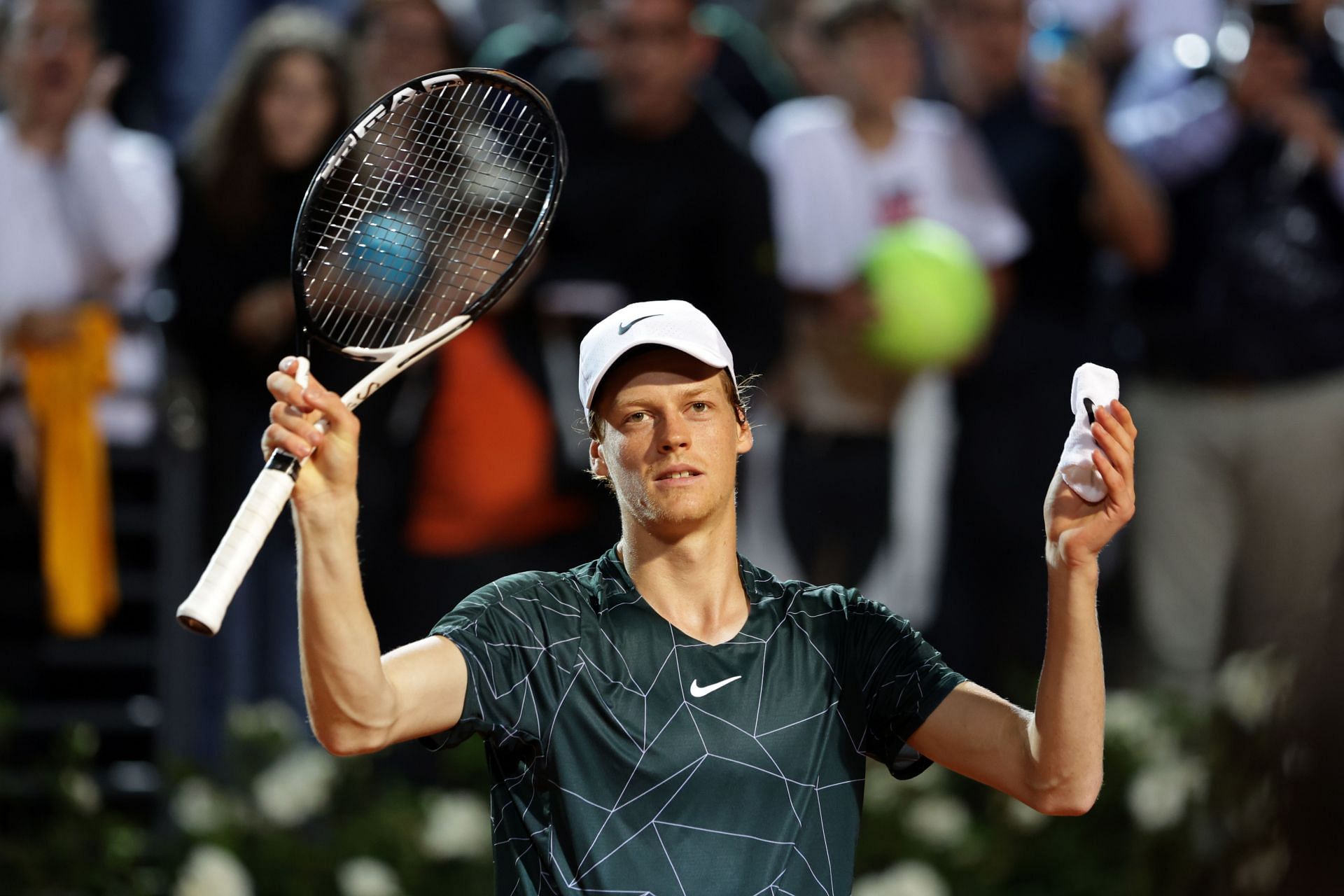 Jannick Sinner made the French Open quarterfinals on his tournament debut