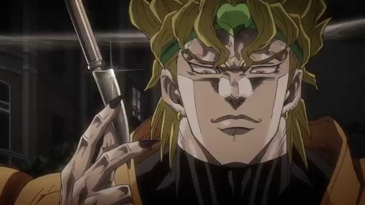 Dio as seen in the anime (Image via David Productions)