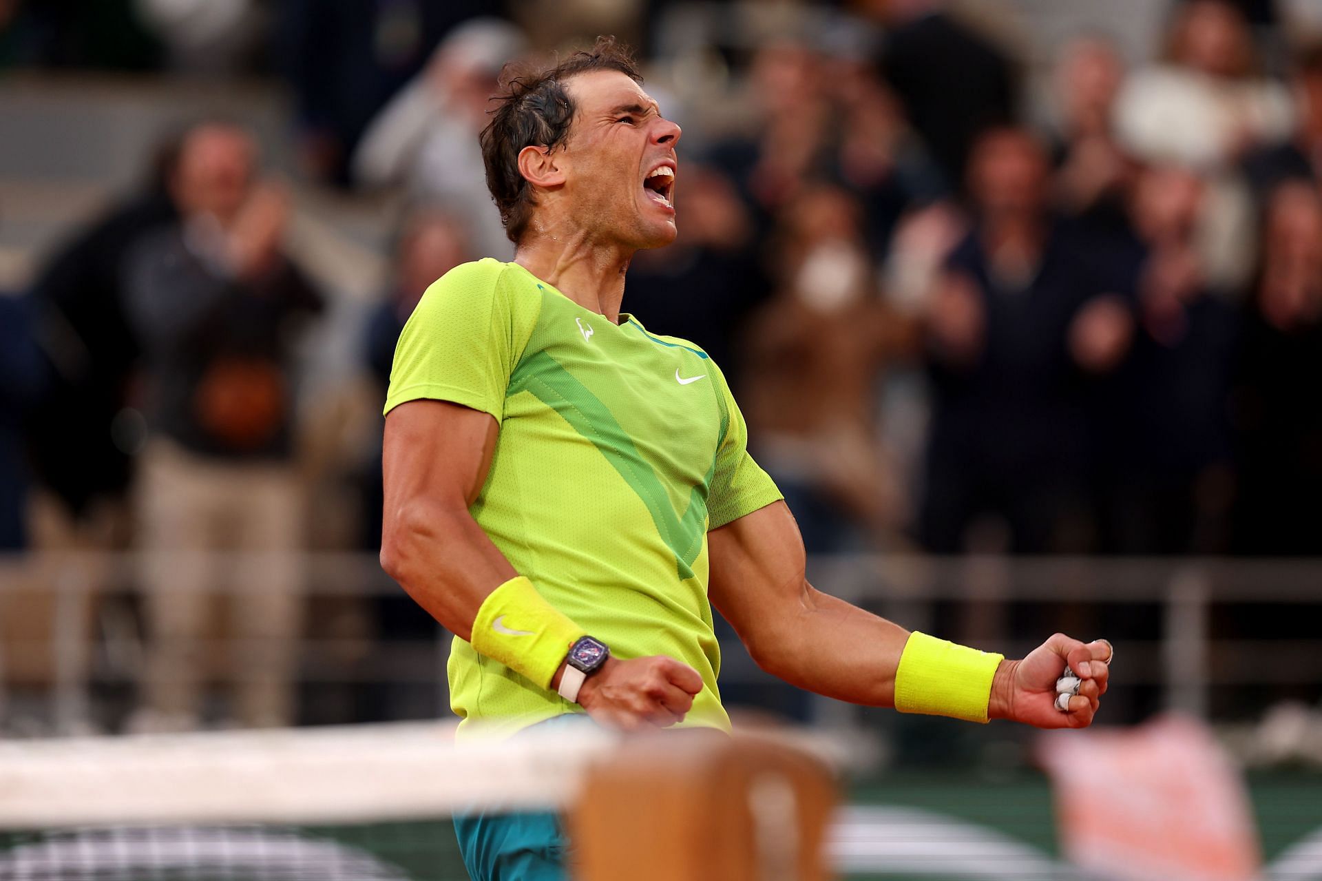 Rafael Nadal at the 2022 French Open - Day Eight