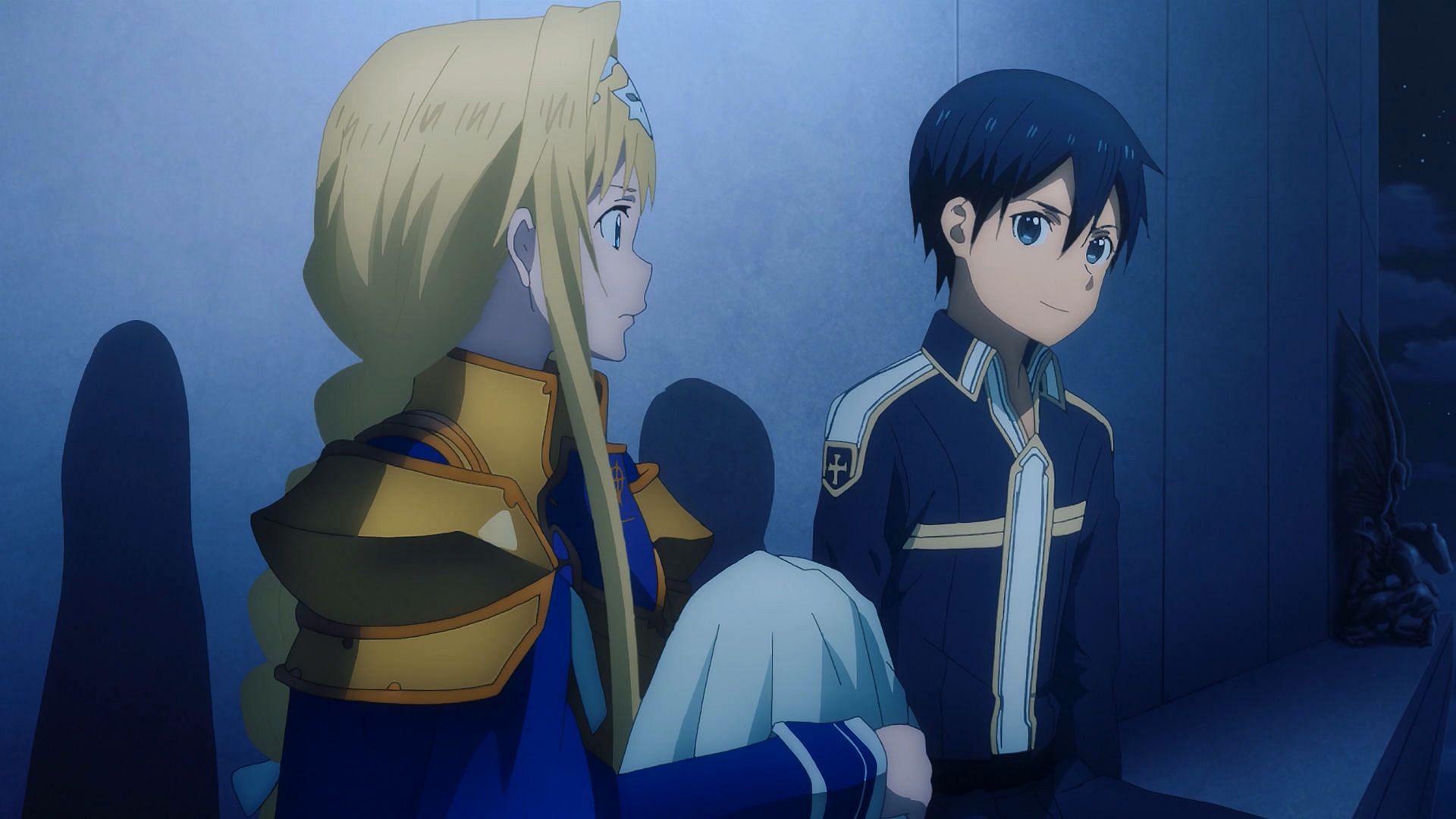 Alice and Kirito in Alicization (Image via A-1 Pictures)